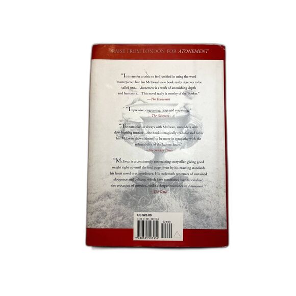 Atonement - Ian McEwan - First US Edition - Hardcover - Picture 2 of 6